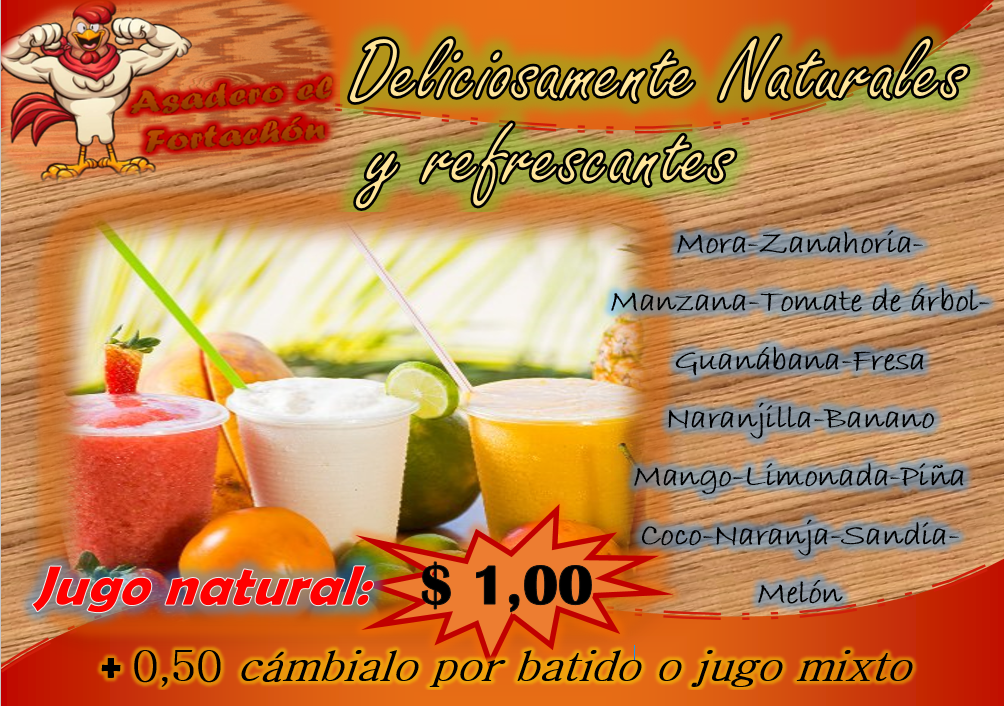 Carta de Restaurante Asadero El Fortachòn en quito, pichincha — página 3